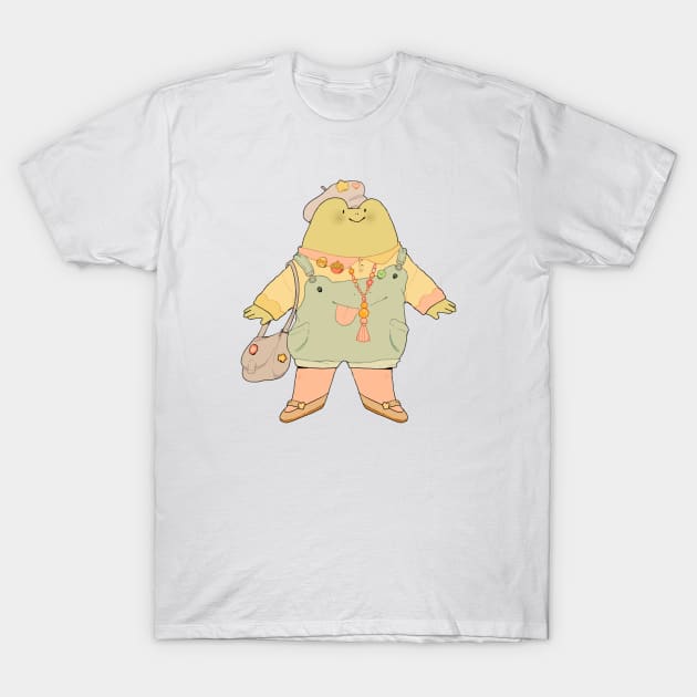 Pastel frog T-Shirt by PeachyDoodle